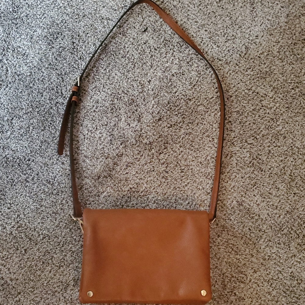 Street Level VEGAN LEATHER crossbody purse